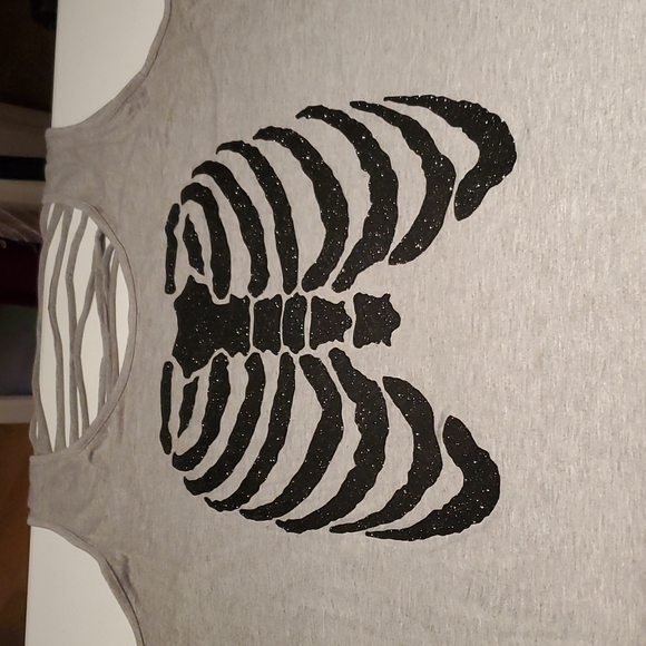 Glitter Skeleton Tank Top - Picture 2 of 5